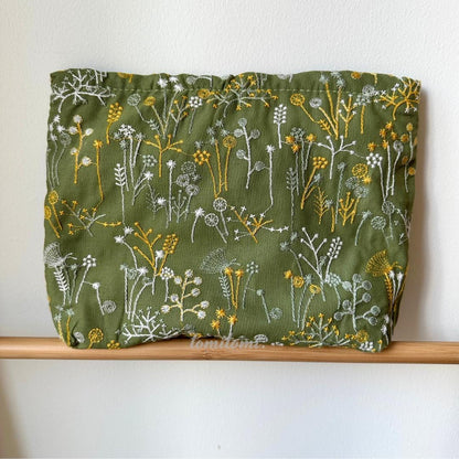 Dandelion Embroidered & Makeup Bags