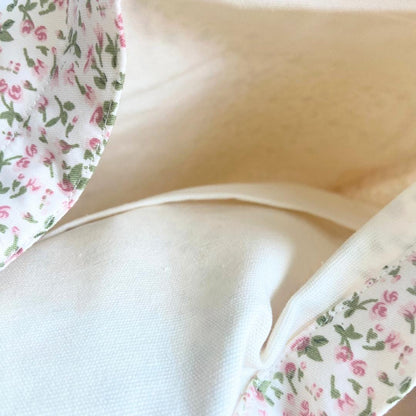 Cute and Versatile Floral Tote Bag - Inside