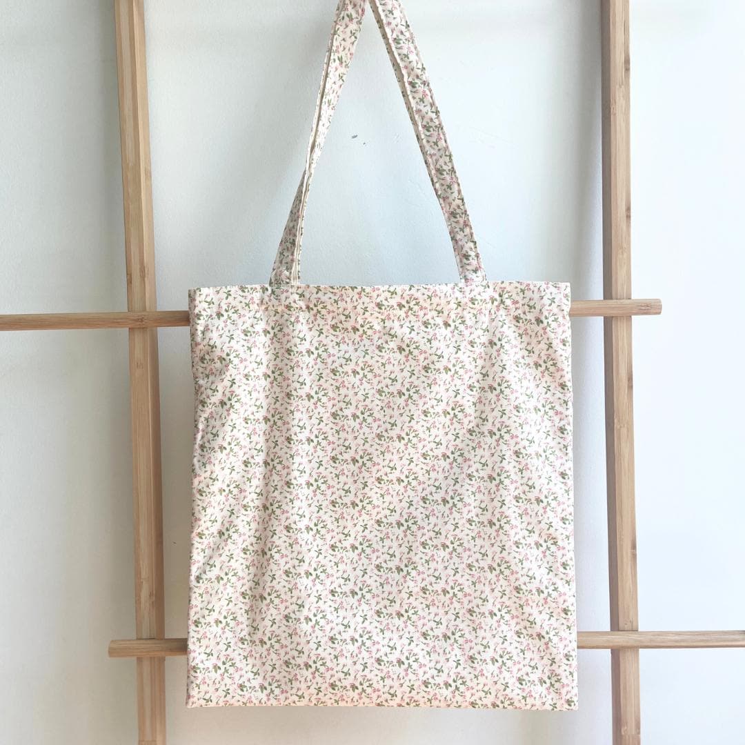 Cute and Versatile Floral Tote Bag - Front