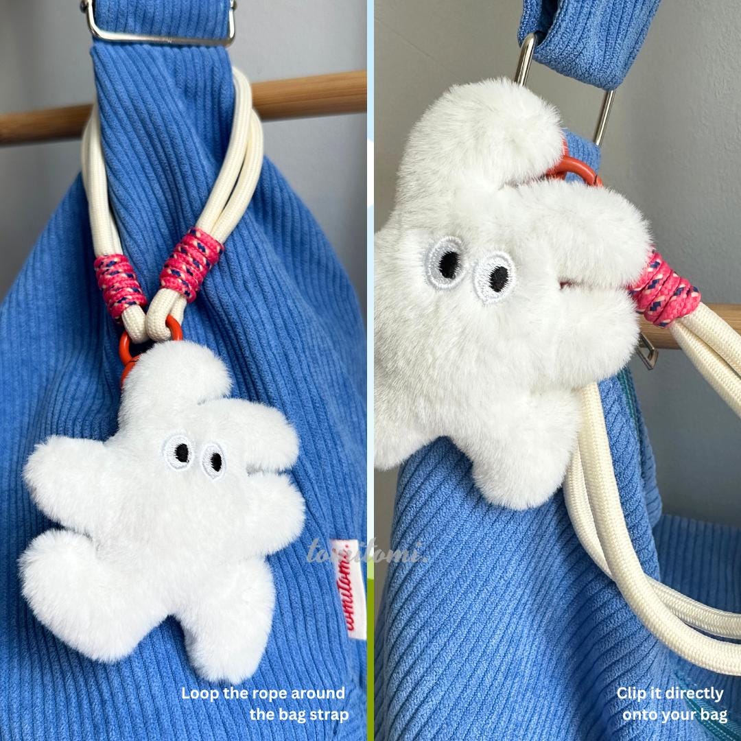 Fluffy Cloud Plush Charm