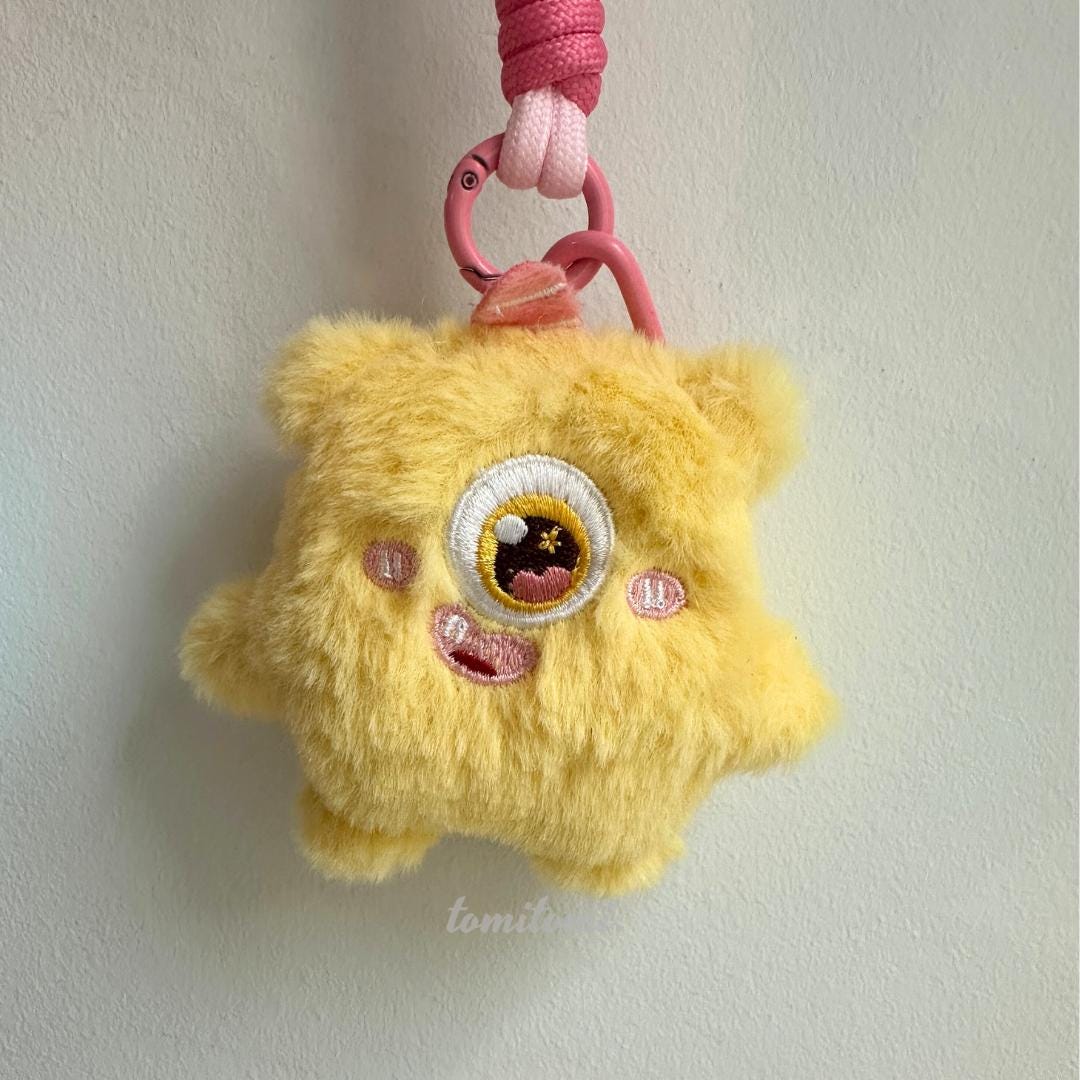 Fluffy Monster Plush Charms