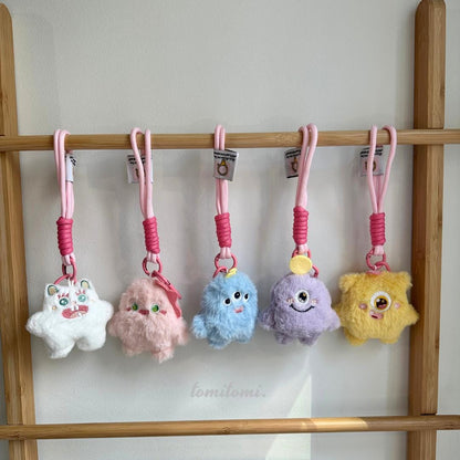 Fluffy Monster Plush Charms