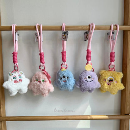 Fluffy Monster Plush Charms
