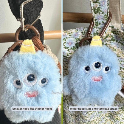 Fluffy Monster Plush Charms